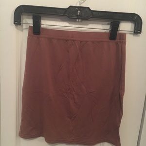 Tan Bodycon Skirt